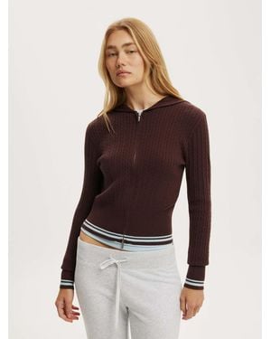 Cotton On Everfine Hoodie - Brown
