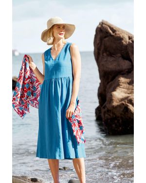 Seasalt Cornwall Seasalt Cornwall Lowland Heather Ärmelloses Kleid38 - Blau