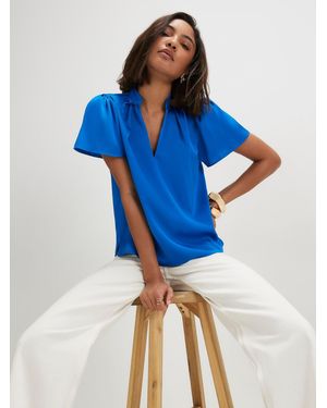 River Island Satin Blouse - Blue