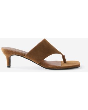 Cotton On Bobbie Kitten Heel Sandals - Brown