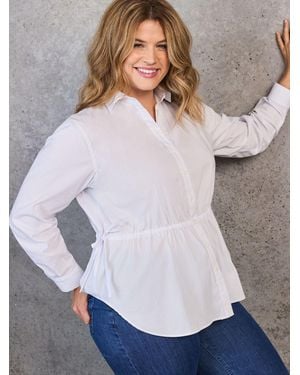 Live Unlimited Tie Waist Shirt - White