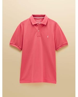 Joules Woody Cotton Pique Polo Shirt - Pink