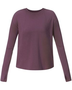 Sweaty Betty Soft Flow Studio Long Sleeve Top - Purple