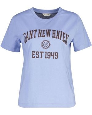 GANT Varsity Graphic T-Shirt - Blue