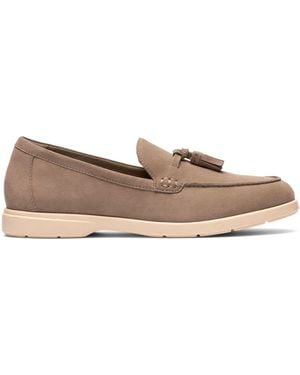 Clarks Narini Edge Suede Loafers - Braun