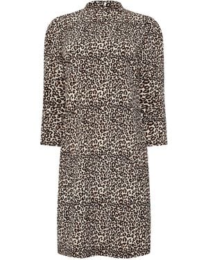 M Com Pocket Tunic Dress - Multicolor