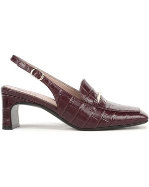 Naturalizer Cypress Wide Fit Slingbacks - Brown