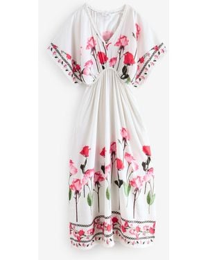 Ted Baker Viscose Blend Dress - White