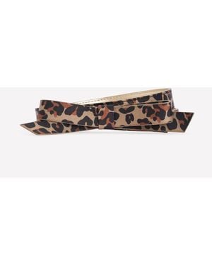Boden Skinny Bow Belt - White