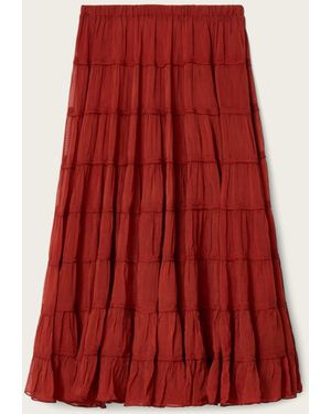 AllSaints Allsaints Eva Tiered Maxi Skirt