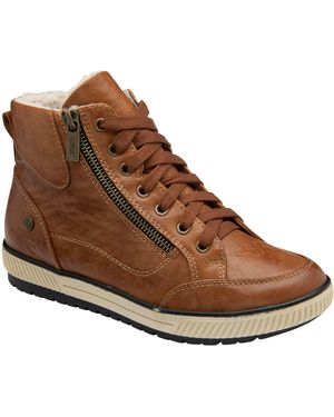Lotus Casual Ankle Boots - Brown