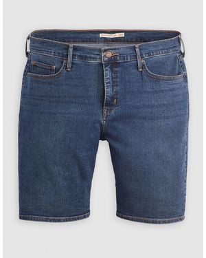 Levi's Figurformende Bermuda-Shorts - Blau