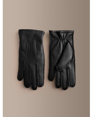 Next Signature Leather Gloves - Black