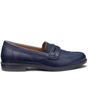Hotter Standard Fit Dorset Slip-On Loafers - Blau