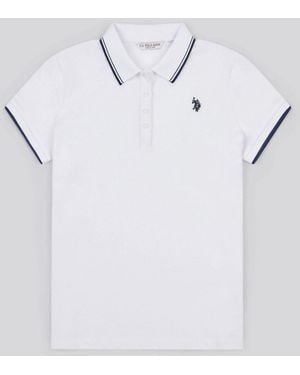 U.S. POLO ASSN. U. S. Polo Assn U. S. Polo Assn. Polo Shirt - White