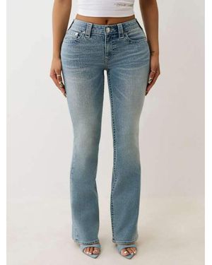 TRUE RELIGION Becca Mid Rise Bootcut Jeans - Blue