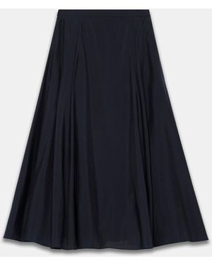 Mint Velvet Full Midi Skirt - Blue