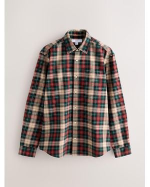 Next Check Soft Touch Long Sleeve Shirt - Multicolor