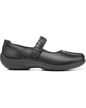 Hotter Extra Wide Fit Shake Ii Touch-Fastening Shoes - Schwarz
