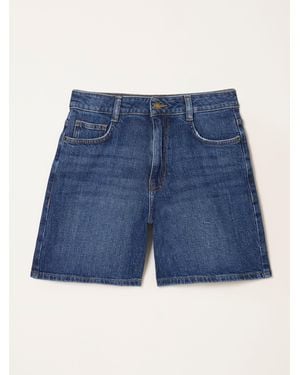 FatFace Fatface Elsham Denim Shorts - Blue