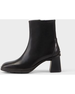 Vagabond Shoemakers Janine Leather Heeled Ankle Boots - Black