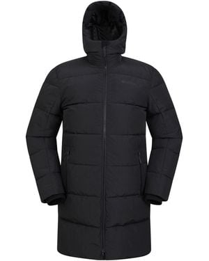 Mountain Warehouse Vortex Longline Padded Jacket - Blue