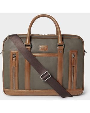 Osprey The Frontline Waxed Canvas & Leather Laptop Bag - Brown