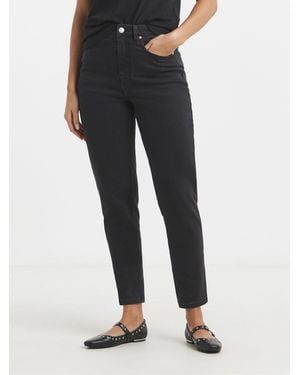 Simply Be 99/1 Loose Mom Jeans - Black