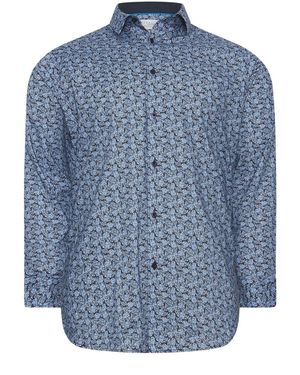 BadRhino Big & Tall Formal Shirt - Blue