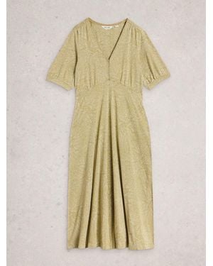 White Stuff Megan Jersey Dress - Natural