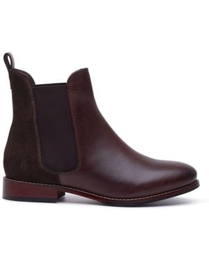 Hush Puppies Chocolate Colette Boots - Purple