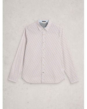 White Stuff Salcombe Long Sleeve Shirt - Natural