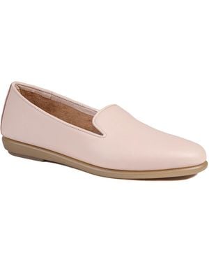 Pavers Flat-Soled Casual Slip-On Shoes - Pink