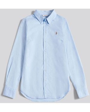 U.S. POLO ASSN. U. S. Polo Assn U. S. Polo Assn. Stretch Classic Fit Oxford Shirt - Blue