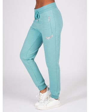 Pineapple Skinny Zip Sweatpants - Blue