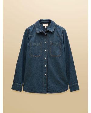 Joules Denim Western Relaxed Fit Shirt - Blue