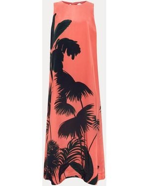 Phase Eight Leila Palm Dress - White