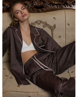 ARUELLE Alma Pajama Long - Brown
