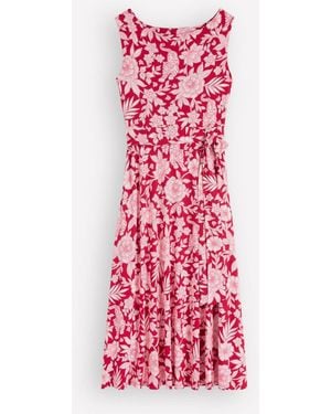 Boden Tamsin Jersey Midi Dress - Red
