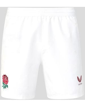 Castore England Rugby Home Replica Shorts - White