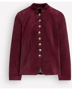 Boden Hereford Military Cord Jacket - Purple