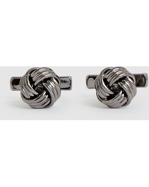 Reiss Callum Knot Cufflinks - White