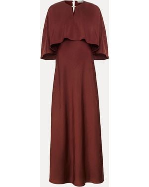 Phase Eight Joni Cape Maxi Dress - Rot