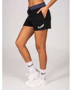 Pineapple Retro Shorts - Black