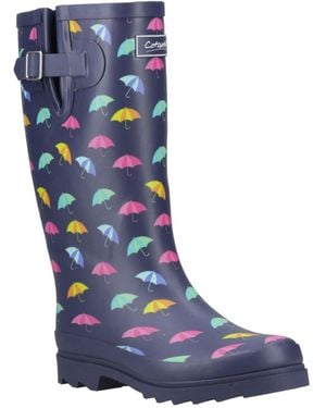 Cotswolds Cleeve Tall Wellies - Blue