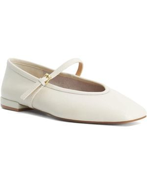Dune Regular Fit Hearthrob Ballet Suede Shoes - Weiß