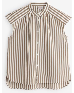Marella Sleeveless Shirt - White