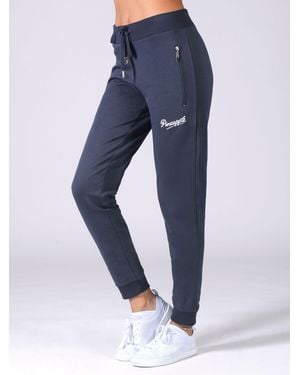 Pineapple Petite Skinny Zip Sweatpants - Blue
