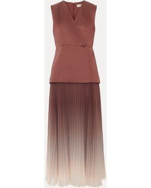 Phase Eight Solana Ombre Dress - Purple