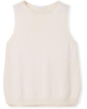Celtic & Co. Cotton Blend Vest Top - Natural